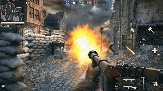 World War Heroes — WW2 PvP FPS Mod APK 1.40.0 (Unlimited money)(Endless)(Weak enemy) Gallery 7