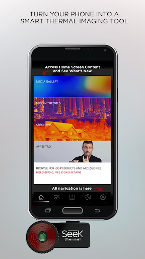 Android application Seek Thermal screenshort