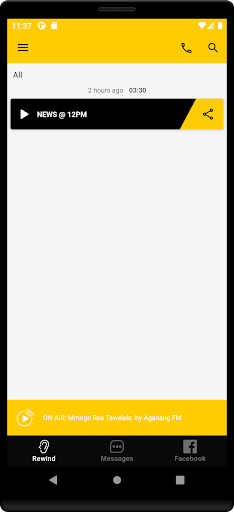Aganang FM Screen 2