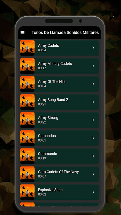 Military ringtones - Sounds - 1.0.1 - (Android)