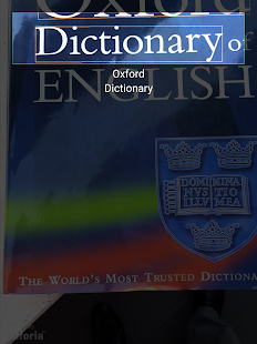 Oxford English Dict.&Thesaurus Screenshot