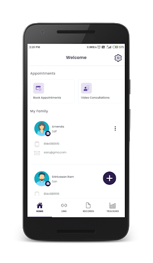 Android application Peoples Lab Patient App screenshort