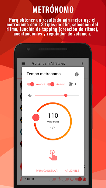 Image 6 Backing Tracks Jam — acompañamiento para guitarra android