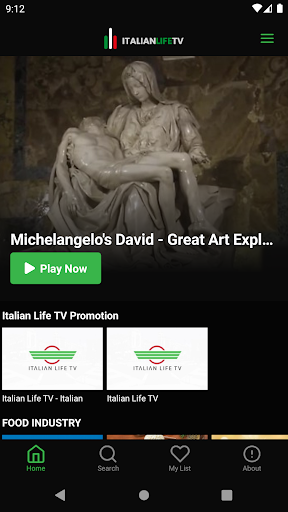 Android application Italian Life TV screenshort