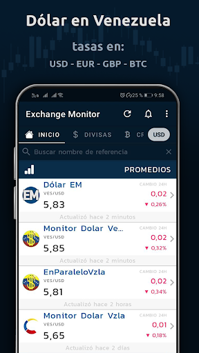 Dólar Monitor Venezuela Screen 2