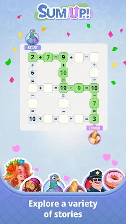Game screenshot Sum Up! Math Number Puzzle Fun mod apk