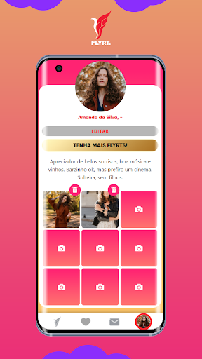 Flyrt - App de Relacionamento Screen 2