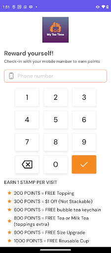 Android application Loyalti Center screenshort