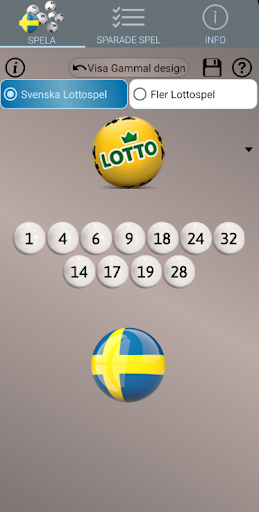 Lotto Sverige: Algoritm Screen 2