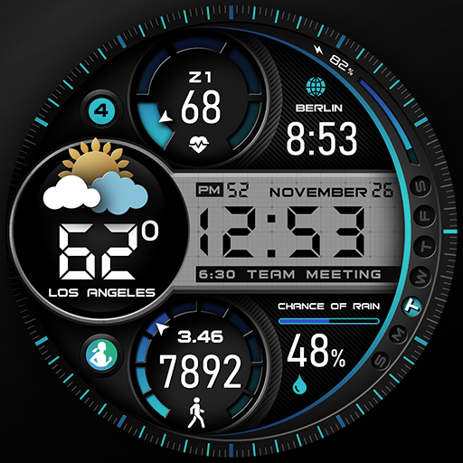 PER009 Sport Watch Face Mesa