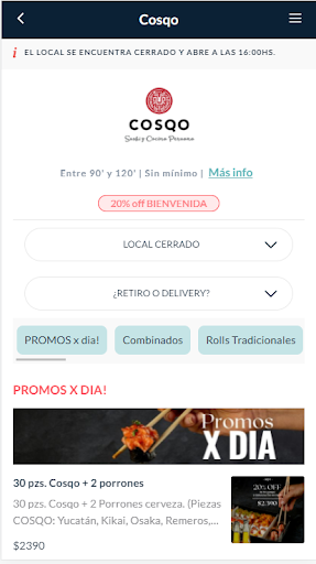 Android application Cosqo screenshort