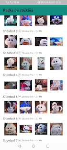 Snowball Animated Stickers v1.62 APK screenshots 1
