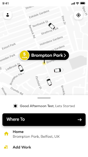 North Belfast Cabs Screen 2