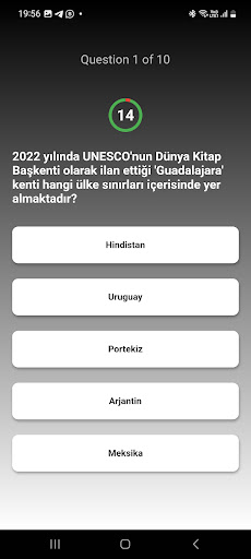Android application Kpss Güncel Bilgiler Soruları screenshort