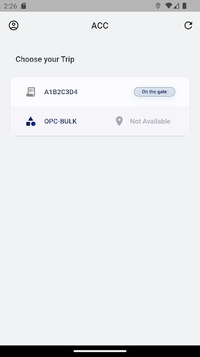 ACC Driver Screen 2