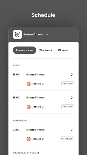 Swarm Fitness Screen 3
