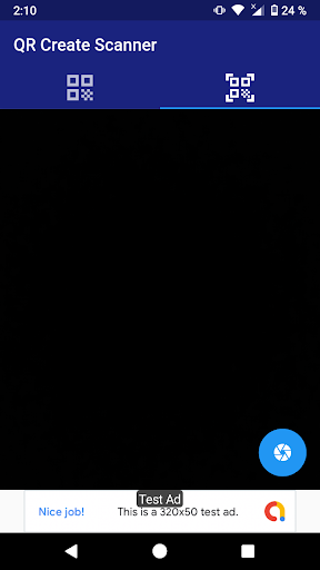 QR Create Scanner Screen 2