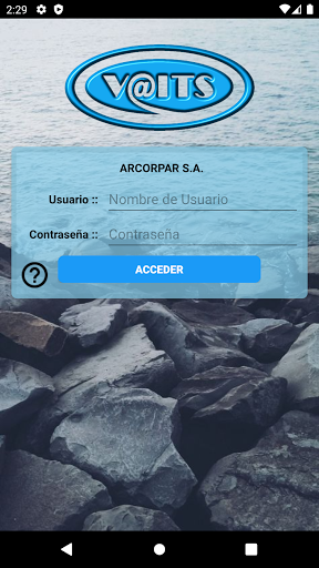 Android application Vaits Arcorpar SA screenshort