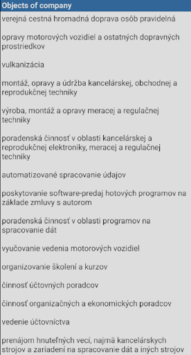 Slovak Companies Screen 2