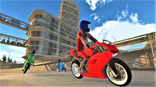 Moto Racing 3D 1.0 APK + Mod (Unlimited money) untuk android