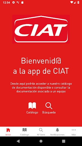 Android application CIATapp screenshort