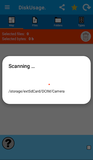 Android application DiskUsage screenshort