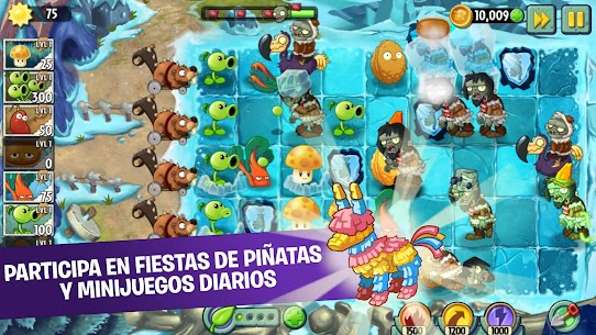 Plants vs Zombies 2 APK MOD 12.4.1 (Dinero y Gemas Infinitas) 2