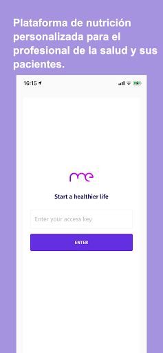 Android application mefood screenshort
