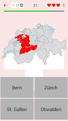 Swiss Cantons - Map & Capitalsのおすすめ画像1