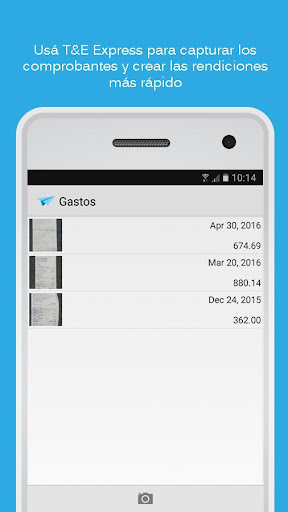 Android application T&E Express screenshort