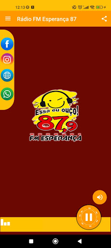 Android application Rádio FM Esperança 87 screenshort