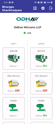 Android application Odhav Microns LLP screenshort