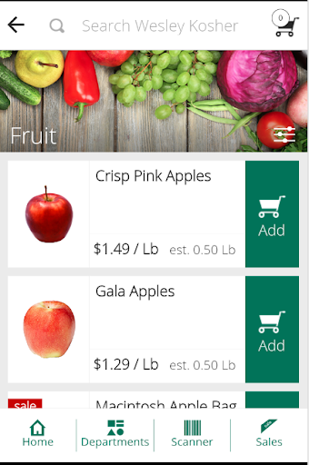 Screenshot of Wesley Kosher