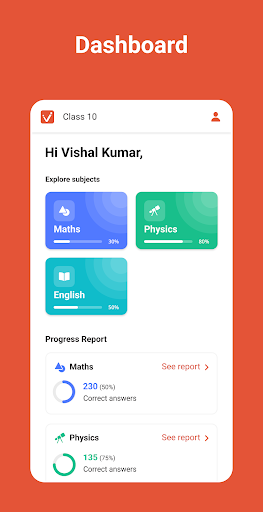 Android application VidyaSaar - NCERT Class 9 to12 screenshort