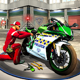 Police Moto Mechanic Workshop icon