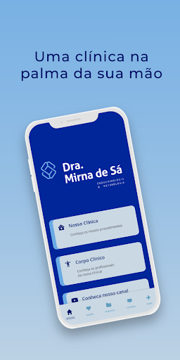 Android application Dra Mirna de Sá Endocrinologia screenshort