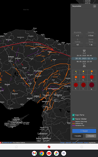 eDeprem - Dinamik Haritalar screenshot 18