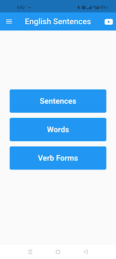 Android application Telugu To English Sentence screenshort