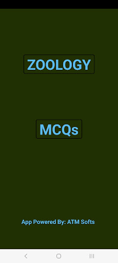 Android application Zoology MCQs screenshort