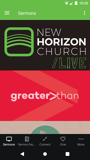 Android application New Horizon Church Durham screenshort