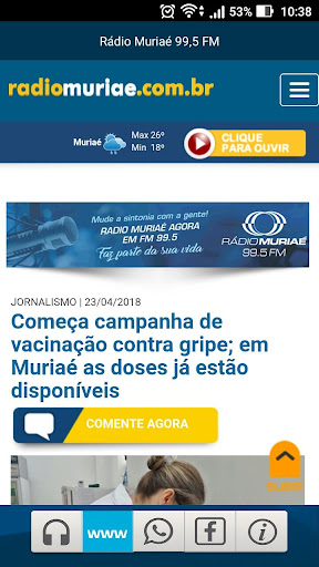 Muriaé FM Screen 3