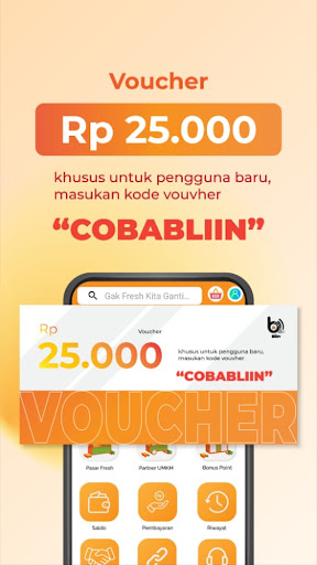 Bliin - Pasar jadi dekat Screen 3