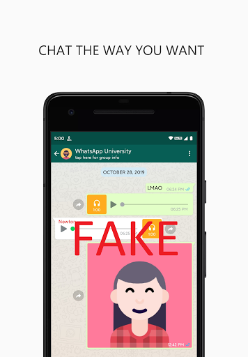 WhatsFake - Fake Chat