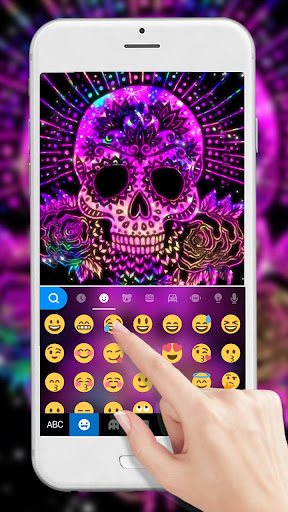 Mandala Sugar Skull Keyboard T Screen 2