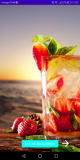 Android application Cocktail Wallpapers screenshort