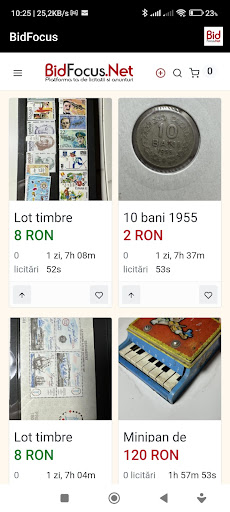 Android application Bid Focus screenshort