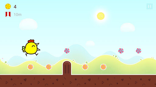 Android application Chicken Run - Happy Chick Jump screenshort