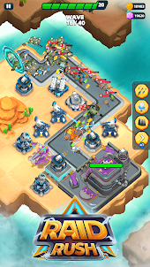 Raid Rush: Torre de defensa TD