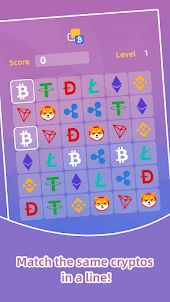Connect Crypto Icons-In a Line