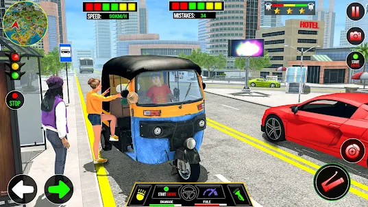 City Tuk Tuk Auto Rikshaw Game